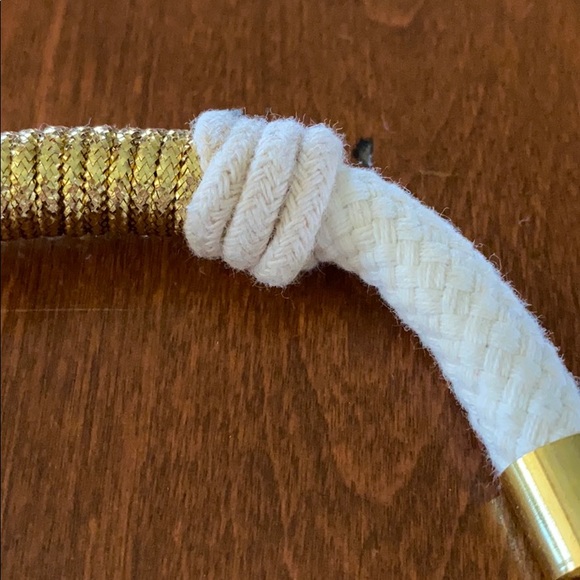 Ford Designs rope gold and cream nautical bracelet - Picture 2 of 4